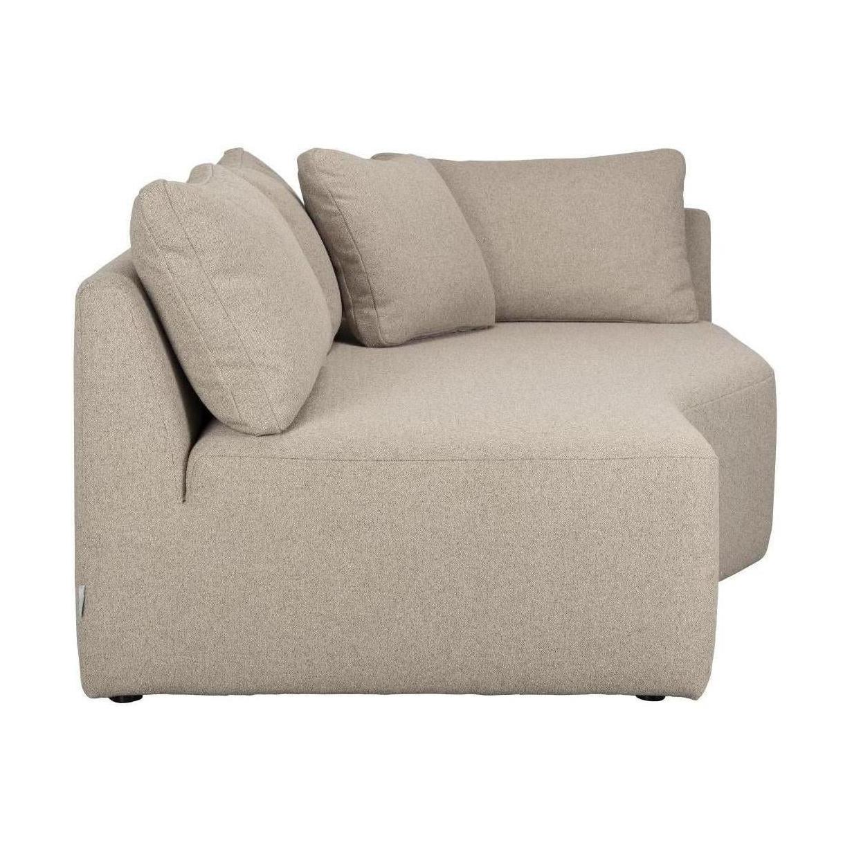 Zuiver Prosper module chaise longue links Cappuccino