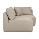 Zuiver Prosper module chaise longue links Cappuccino