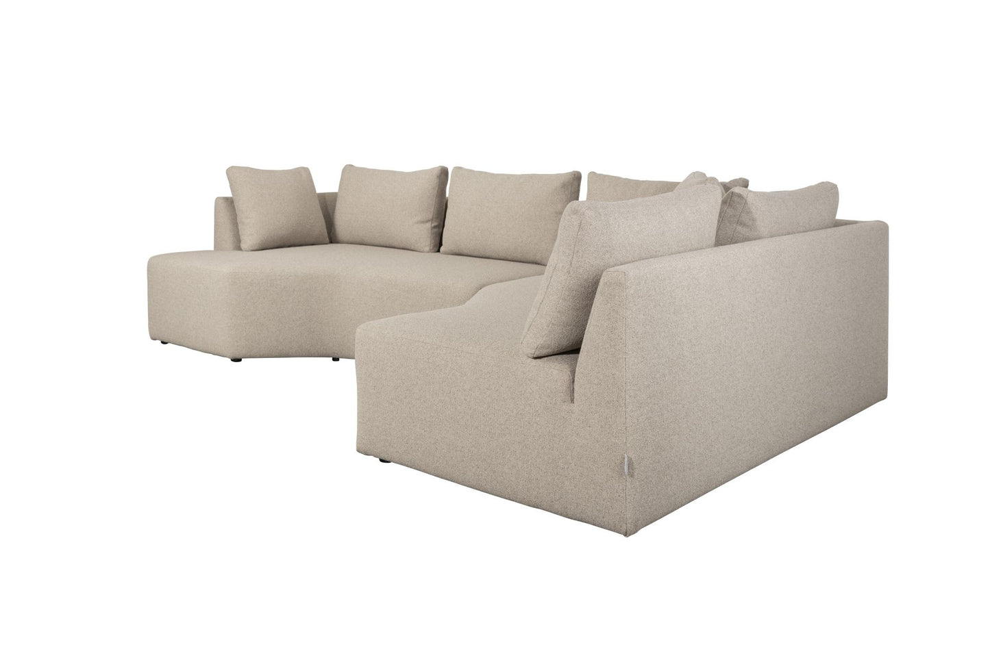 Zuiver Prosper chaise longue rechts Cappuccino