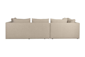 Zuiver Prosper chaise longue rechts Cappuccino