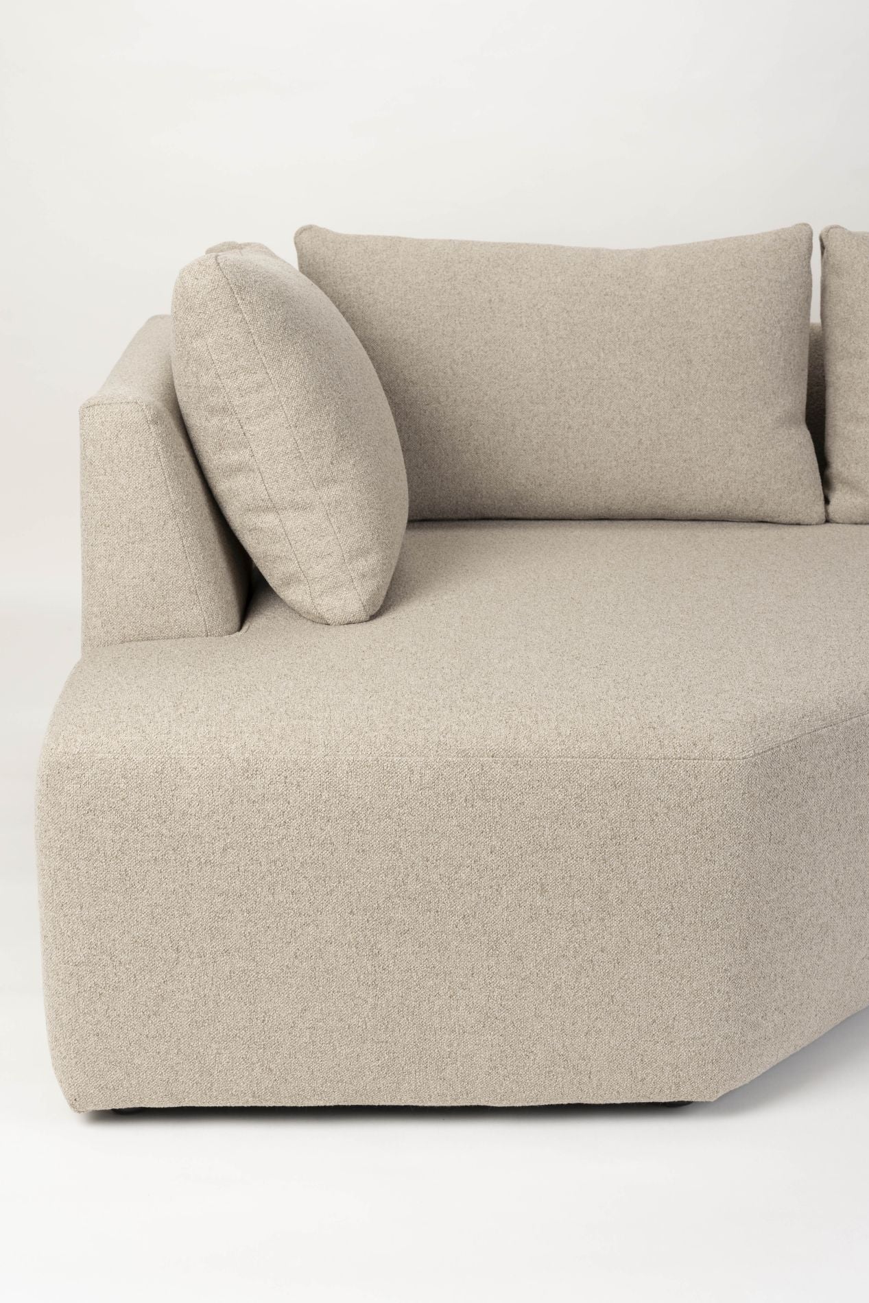 Zuiver Prosper chaise longue rechts Cappuccino