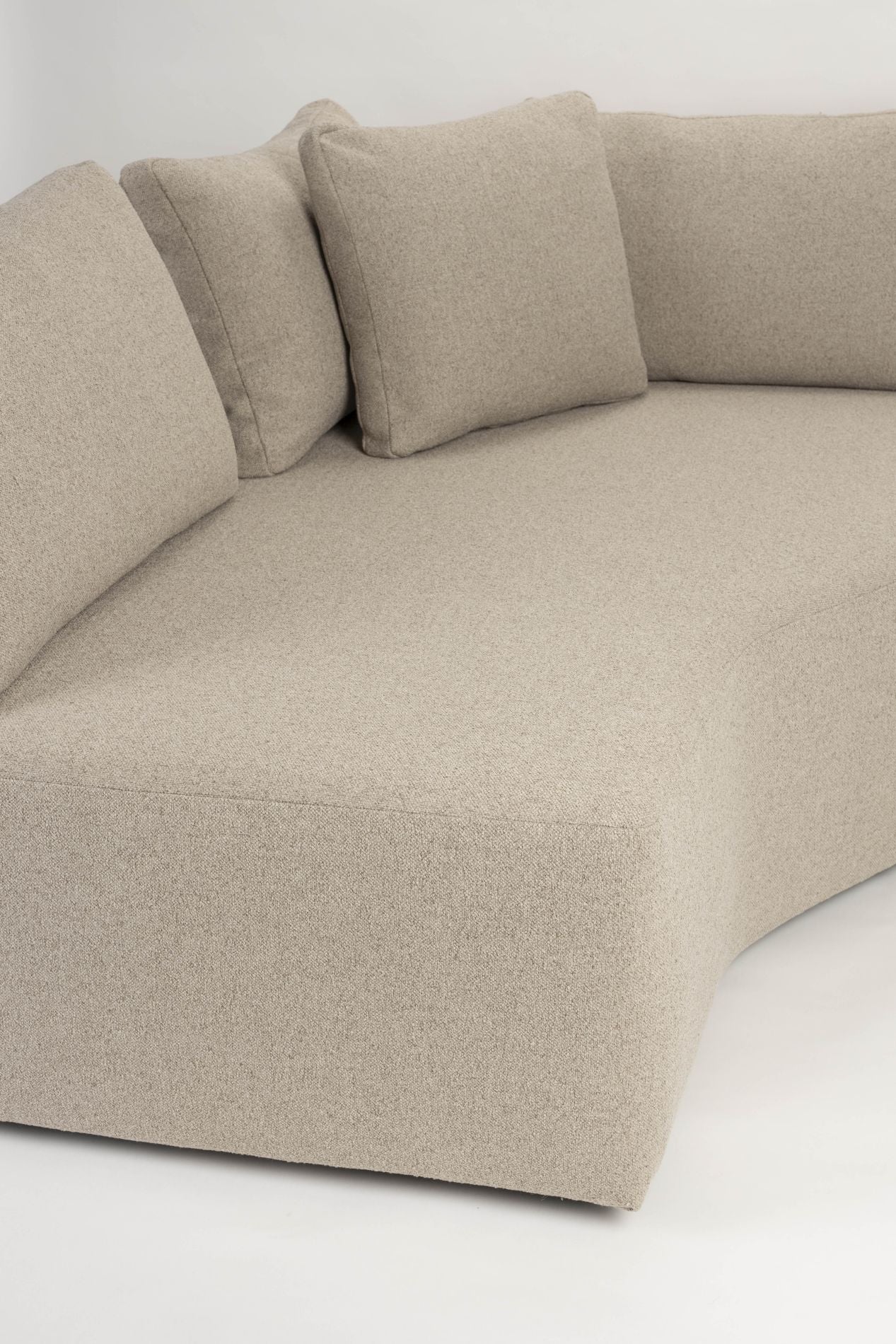 Zuiver Prosper chaise longue links Cappuccino