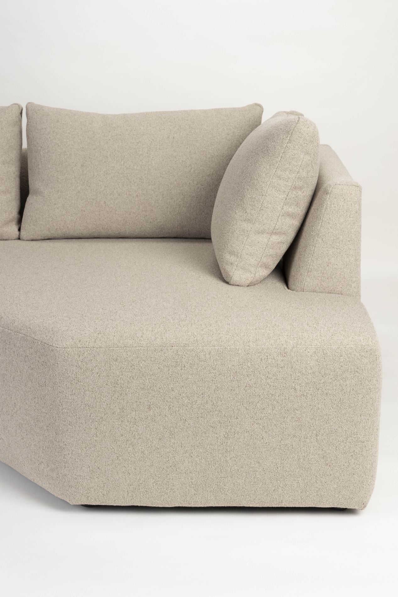 Zuiver Prosper chaise longue links Cappuccino