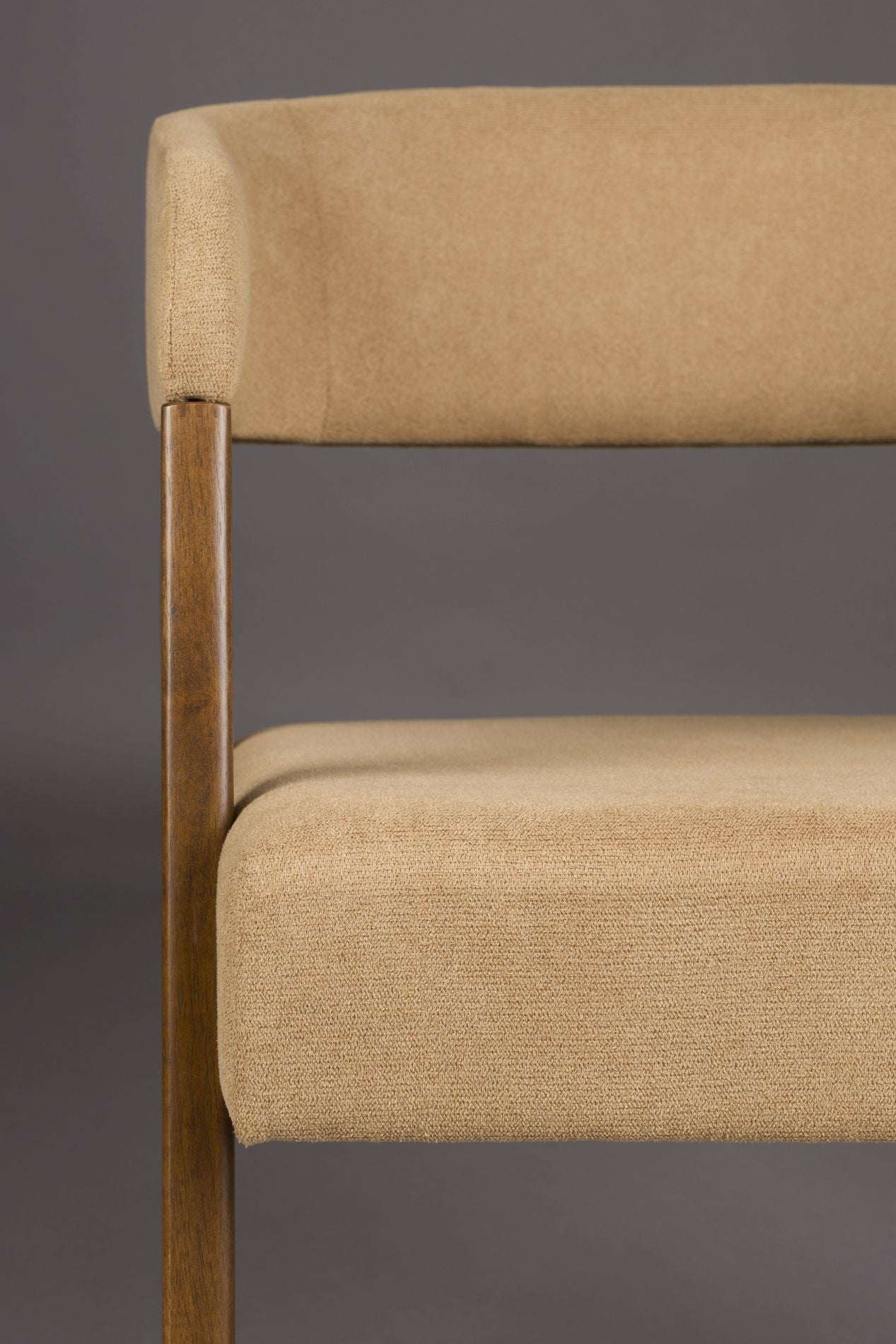 Dutchbone Adamello eetkamerstoel Beige