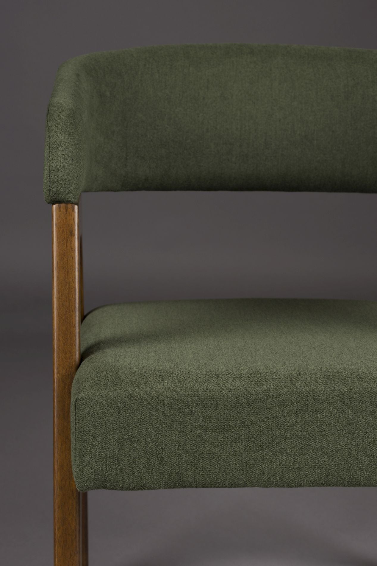 Dutchbone Adamello eetkamerstoel Groen