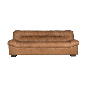 Dutchbone Douglas bank 3-zits leer Cognac