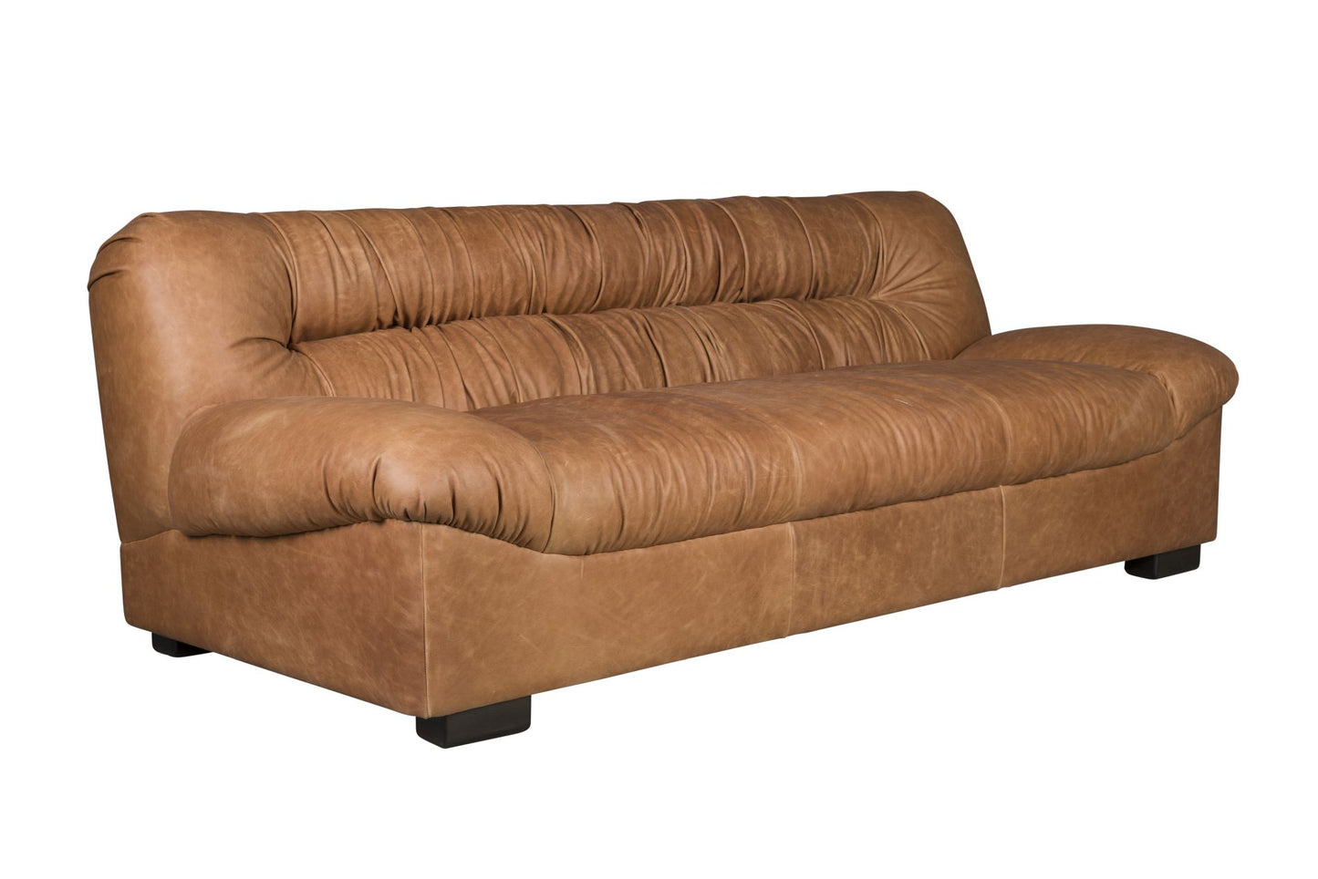 Dutchbone Douglas bank 3-zits leer Cognac