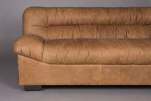 Dutchbone Douglas bank 3-zits leer Cognac