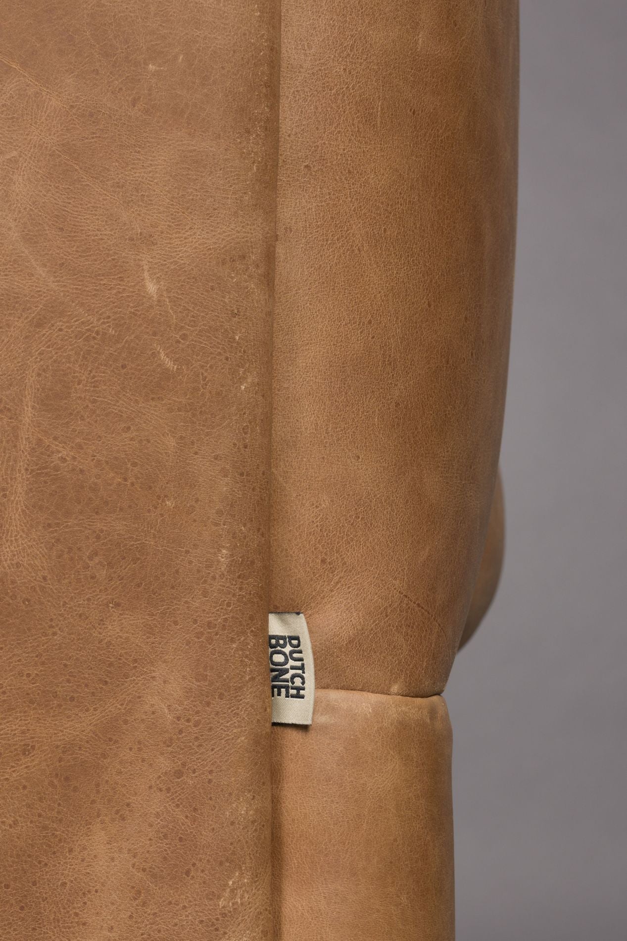 Dutchbone Douglas bank 3-zits leer Cognac