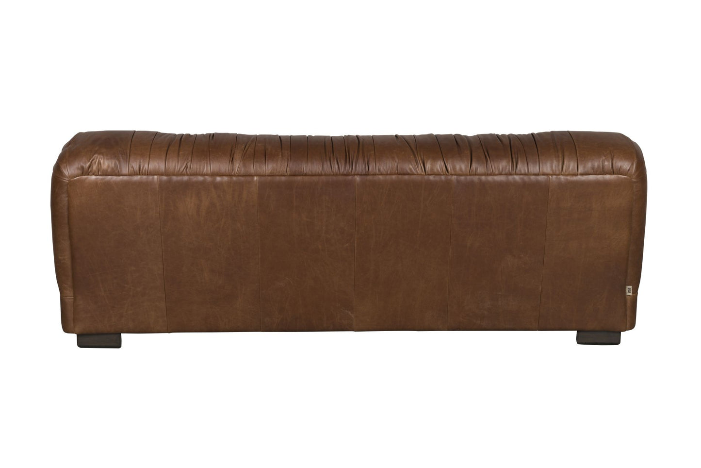 Dutchbone Douglas bank 3-zits leer Chocolate