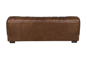 Dutchbone Douglas bank 3-zits leer Chocolate