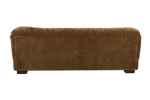 Dutchbone Douglas bank 3-zits velvet Cognac
