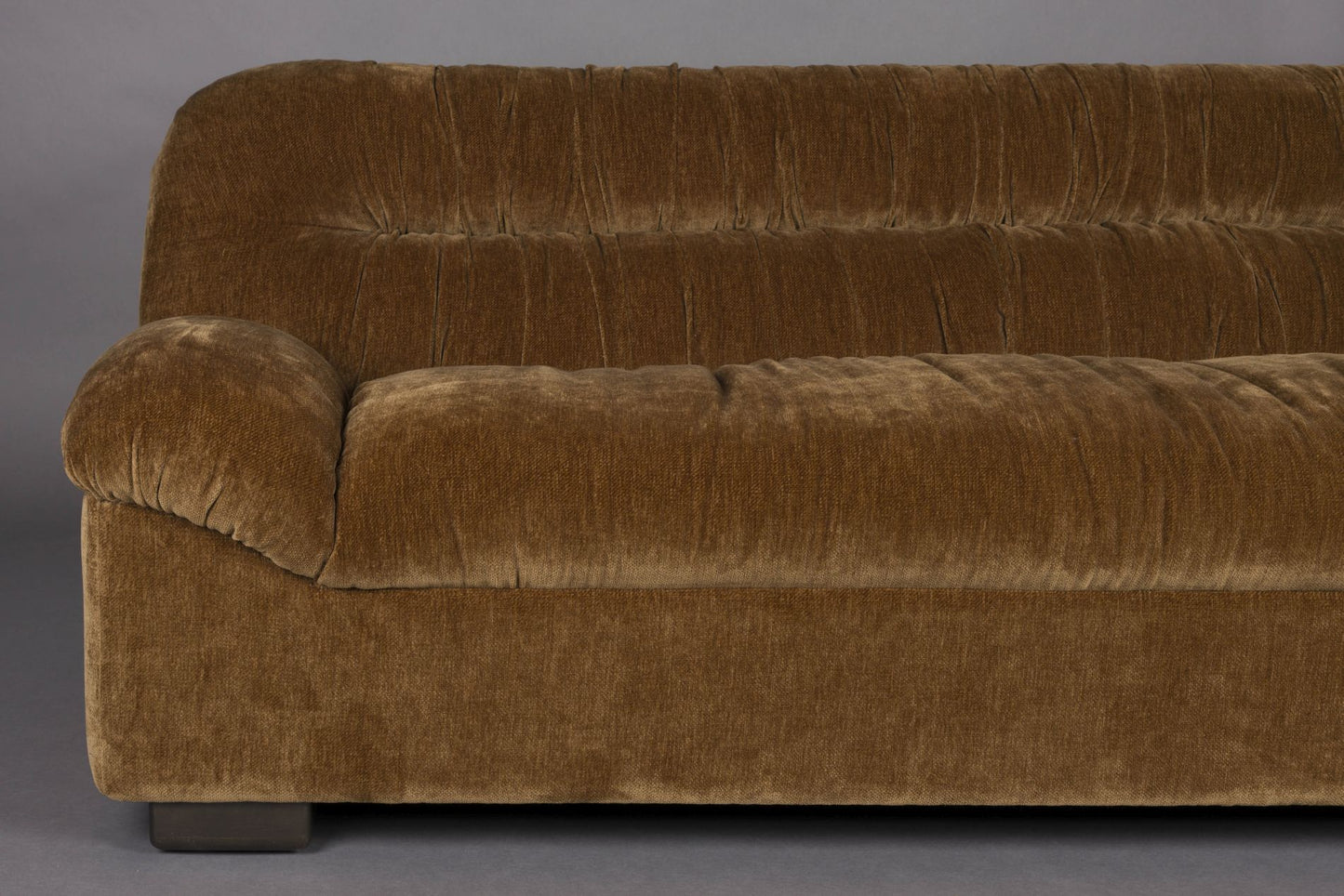 Dutchbone Douglas bank 3-zits velvet Cognac
