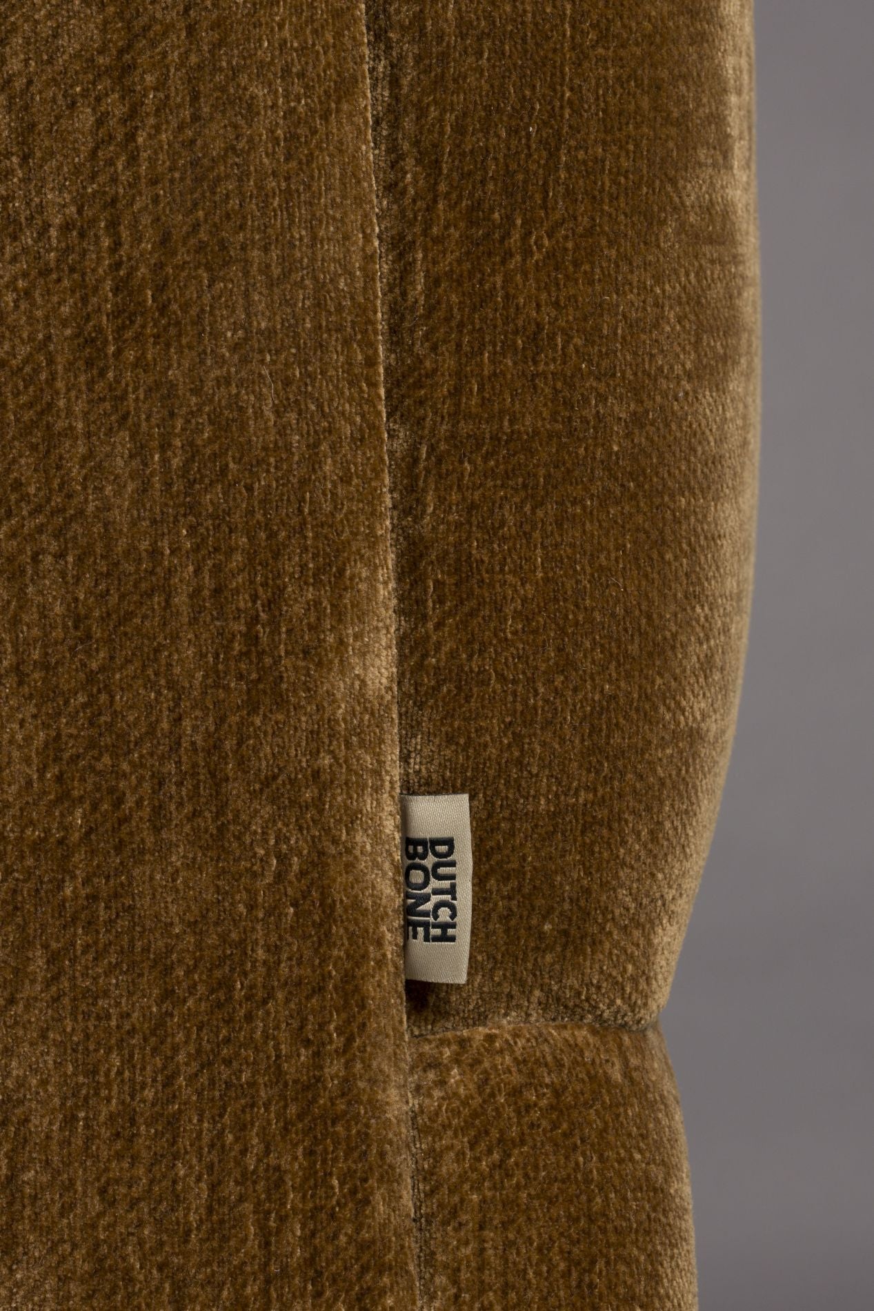 Dutchbone Douglas bank 3-zits velvet Cognac