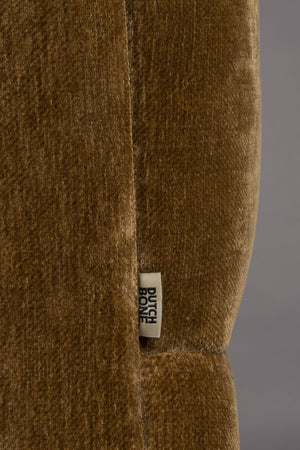 Dutchbone Douglas bank 3-zits velvet Cognac