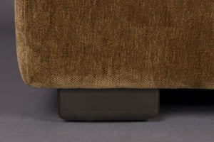 Dutchbone Douglas bank 3-zits velvet Cognac