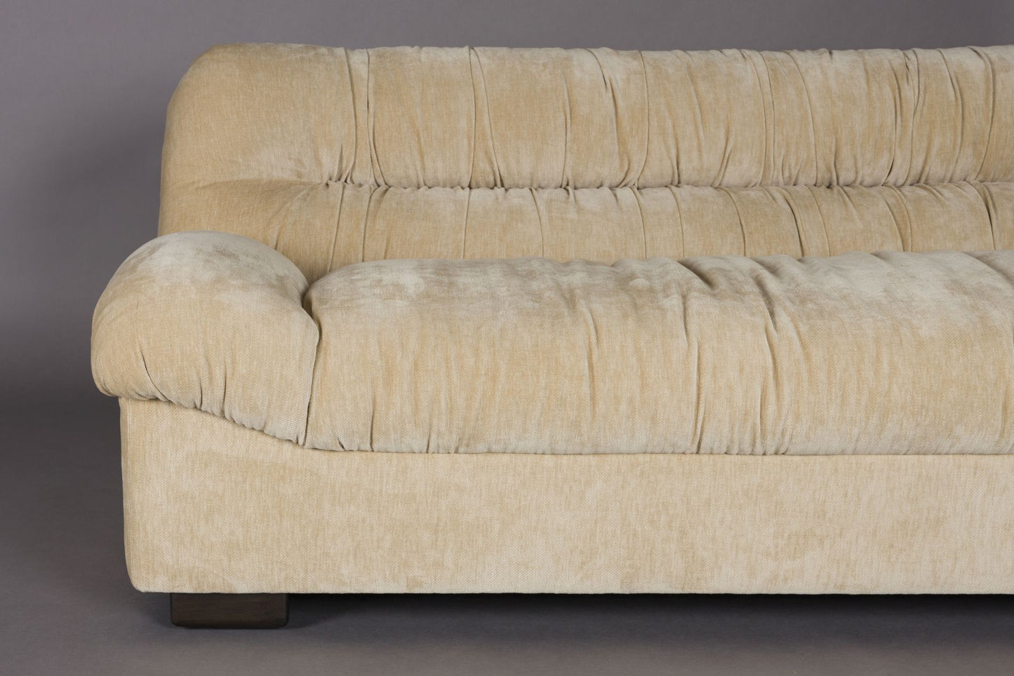 Dutchbone Douglas bank 3-zits velvet Beige
