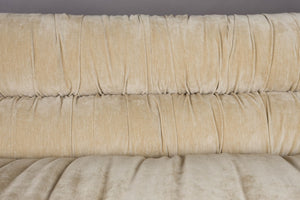 Dutchbone Douglas bank 3-zits velvet Beige