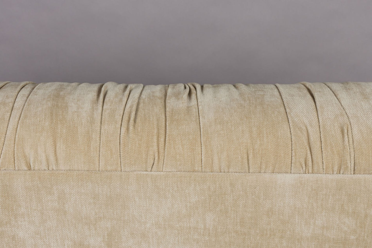 Dutchbone Douglas bank 3-zits velvet Beige