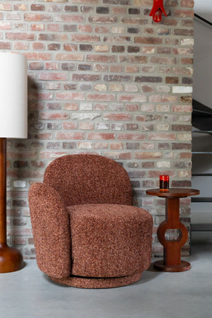 Dutchbone Rose fauteuil Bordeaux
