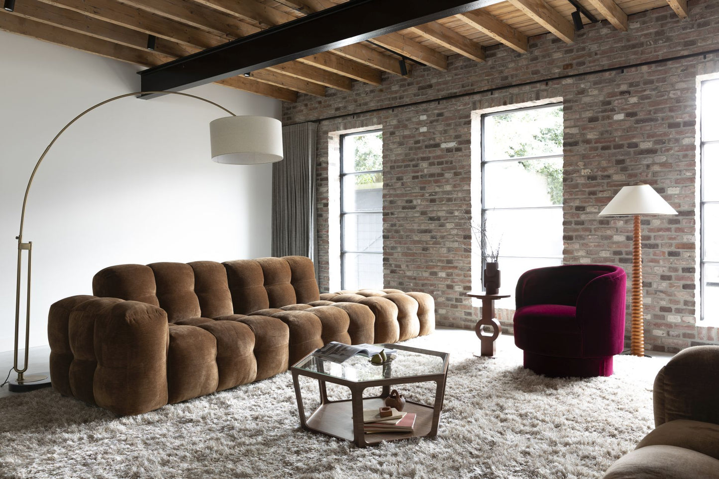 Dutchbone Dorothy fauteuil Rood