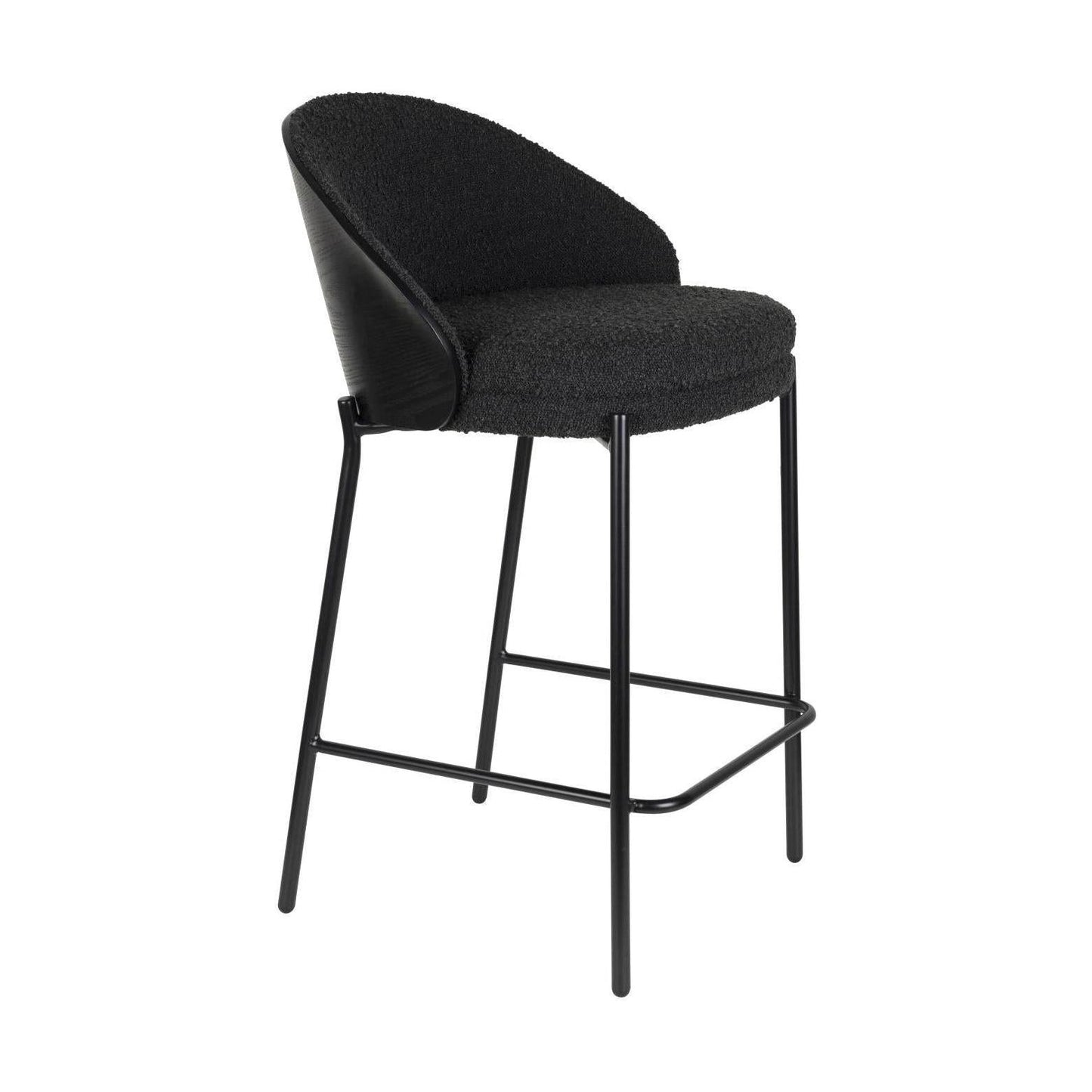 Dutchbone Rodin barkruk H65 Zwart