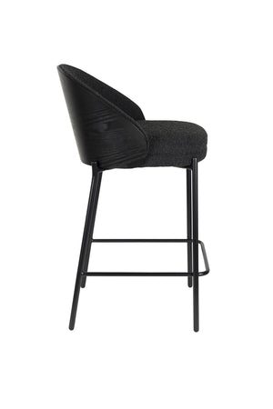 Dutchbone Rodin barkruk H65 Zwart