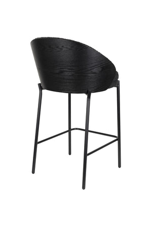 Dutchbone Rodin barkruk H65 Zwart