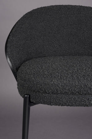 Dutchbone Rodin barkruk H65 Zwart