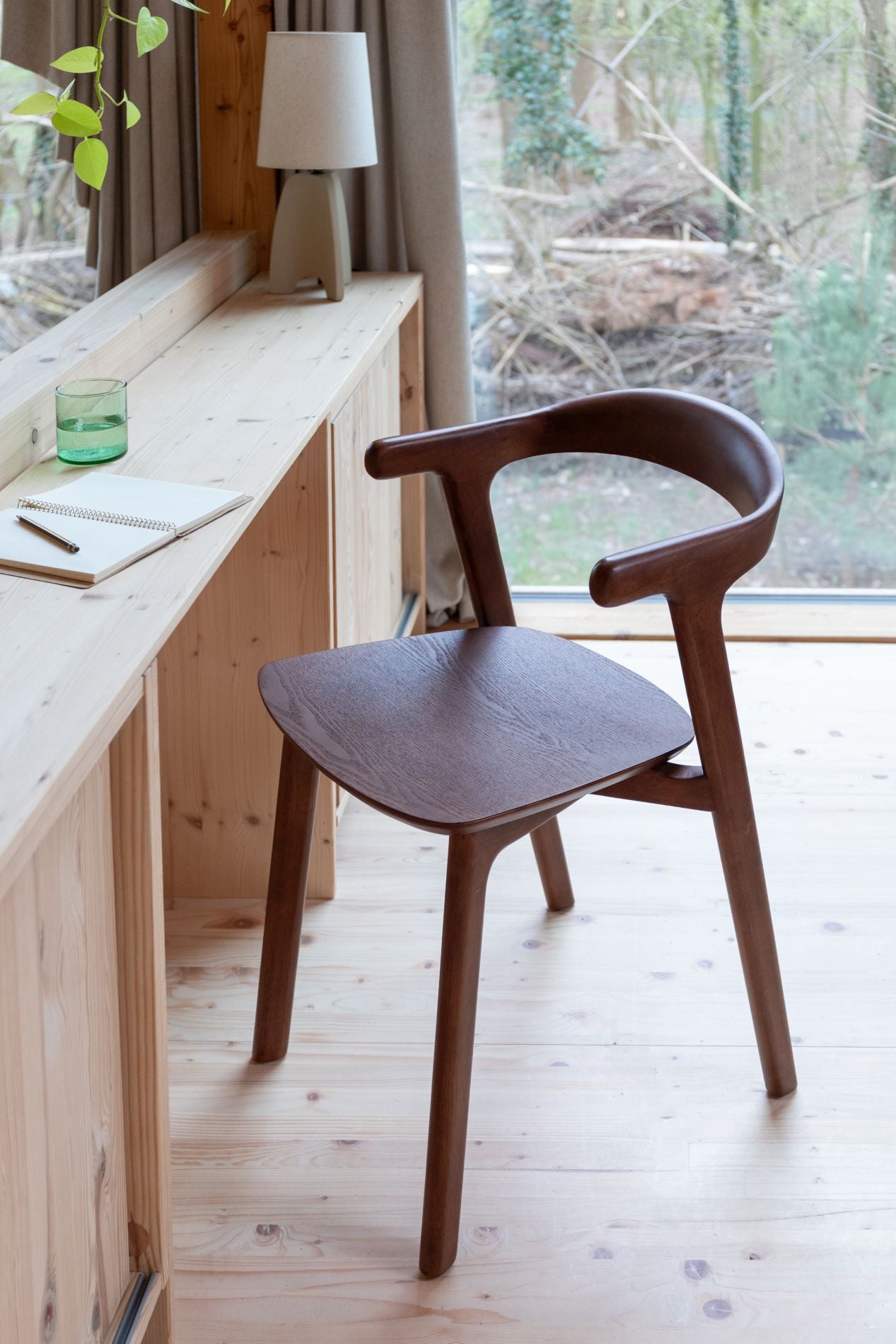 Zuiver Northwood eetkamerstoel Walnut