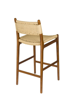 Dutchbone Cecile barkruk H65 Walnut