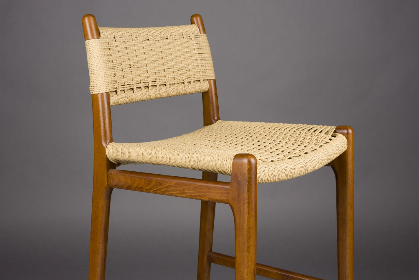 Dutchbone Cecile barkruk H65 Walnut