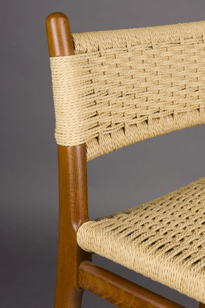 Dutchbone Cecile barkruk H65 Walnut