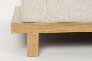 Zuiver Blossom bank 4,5-zits Oak Sand