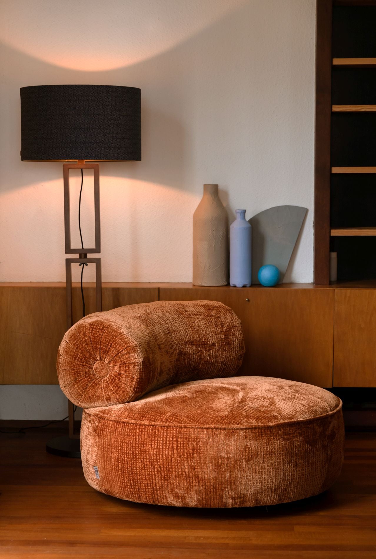 Dutchbone Tilbury fauteuil Burned Orange