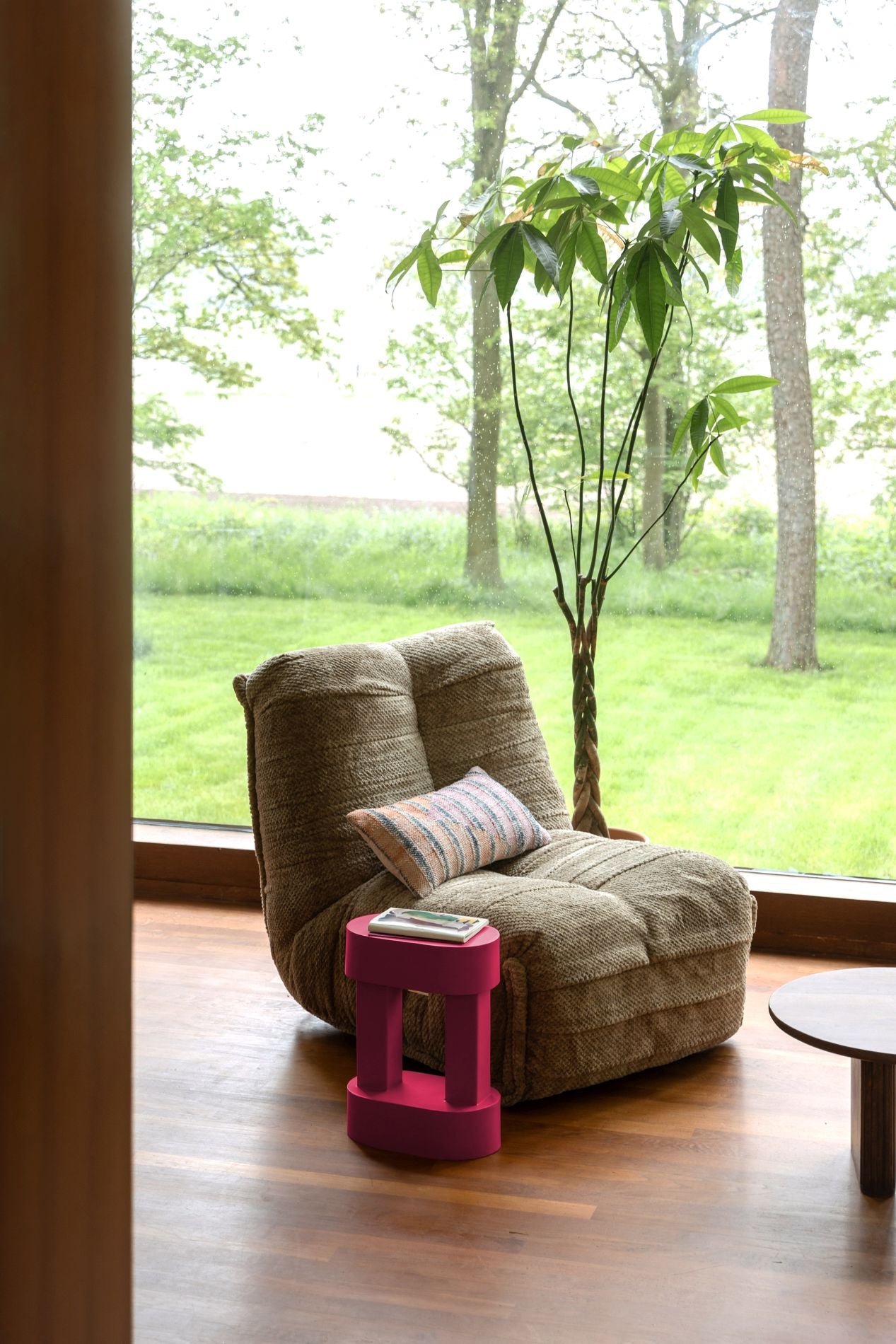 Dutchbone Hamilton fauteuil Bruin