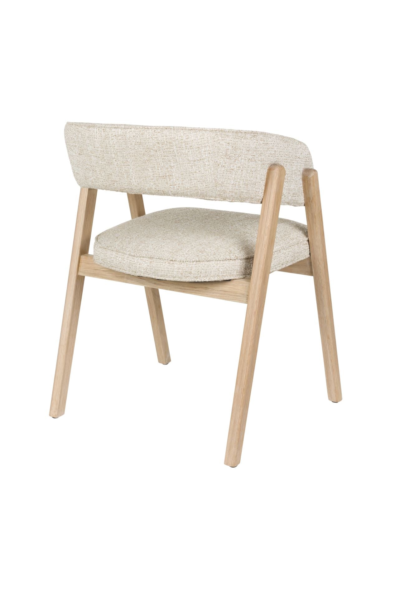 Zuiver Bright eetkamerstoel met arm Beige