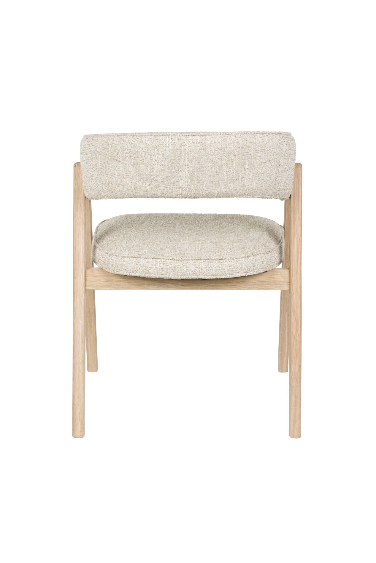 Zuiver Bright eetkamerstoel met arm Beige