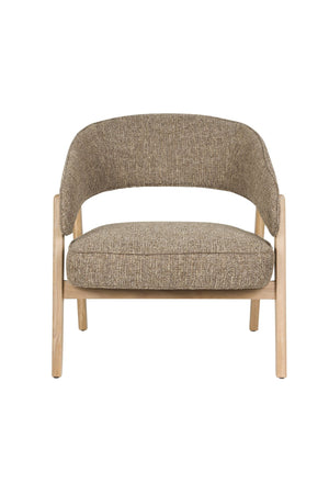 Zuiver Bright fauteuil Bruin