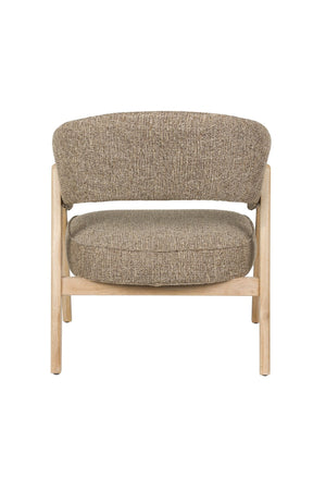 Zuiver Bright fauteuil Bruin
