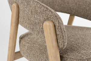 Zuiver Bright fauteuil Bruin