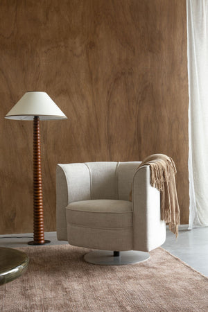Dutchbone Flower fauteuil Beige