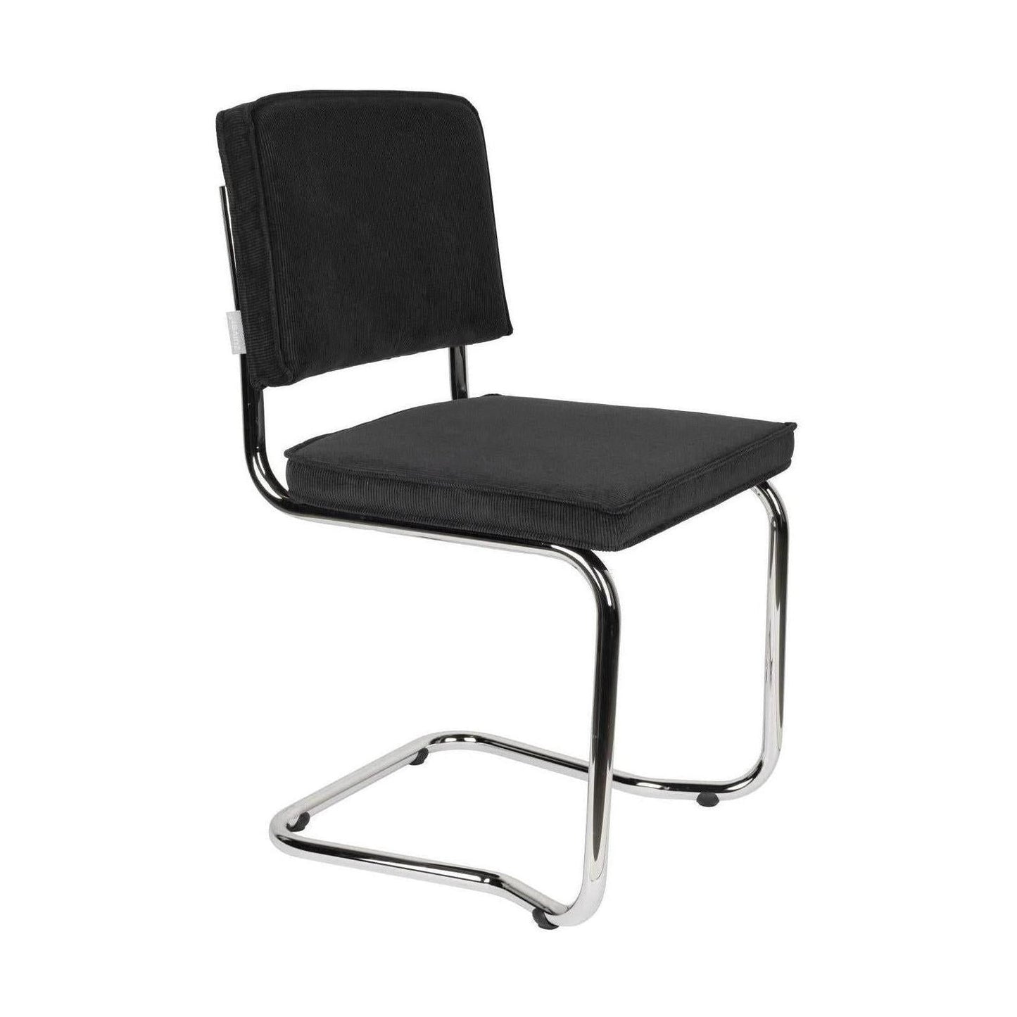 Zuiver Ridge Rib Kink eetkamerstoel Black