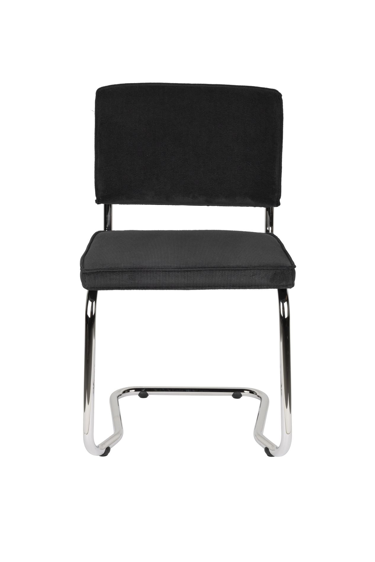 Zuiver Ridge Rib Kink eetkamerstoel Black