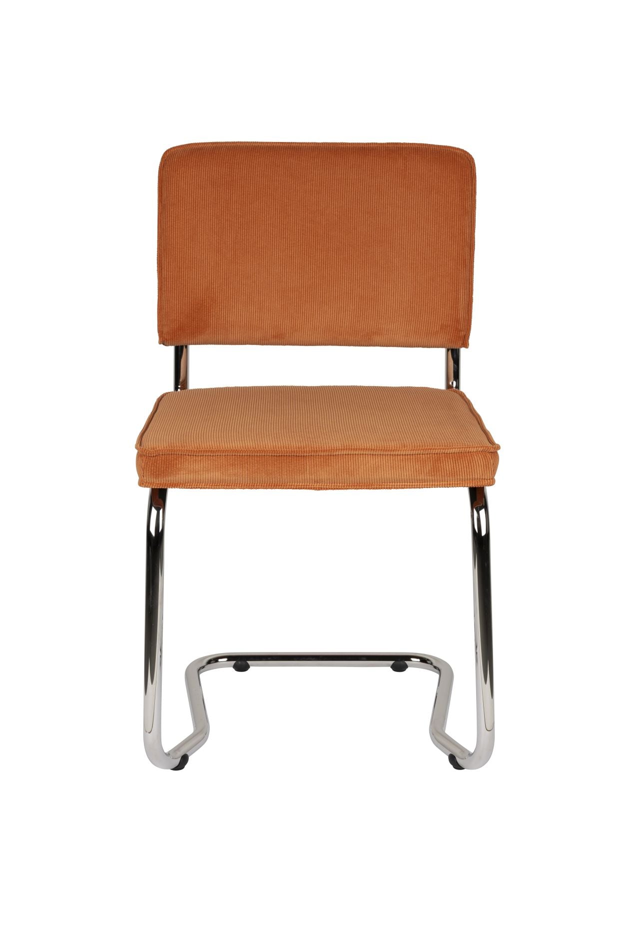 Zuiver Ridge Rib Kink eetkamerstoel Orange