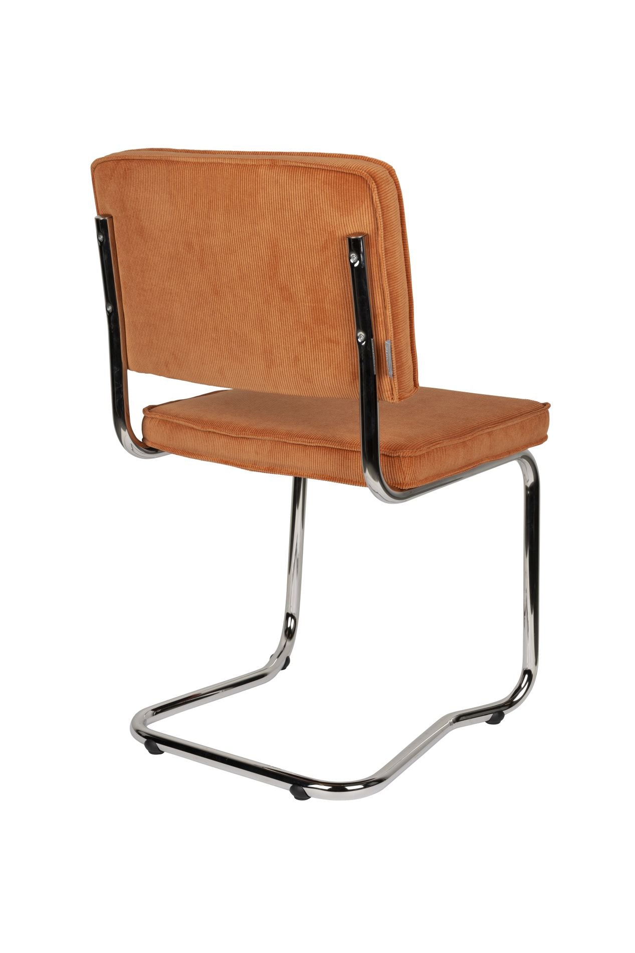 Zuiver Ridge Rib Kink eetkamerstoel Orange