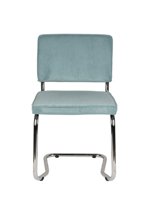 Zuiver Ridge Rib Kink eetkamerstoel Blue