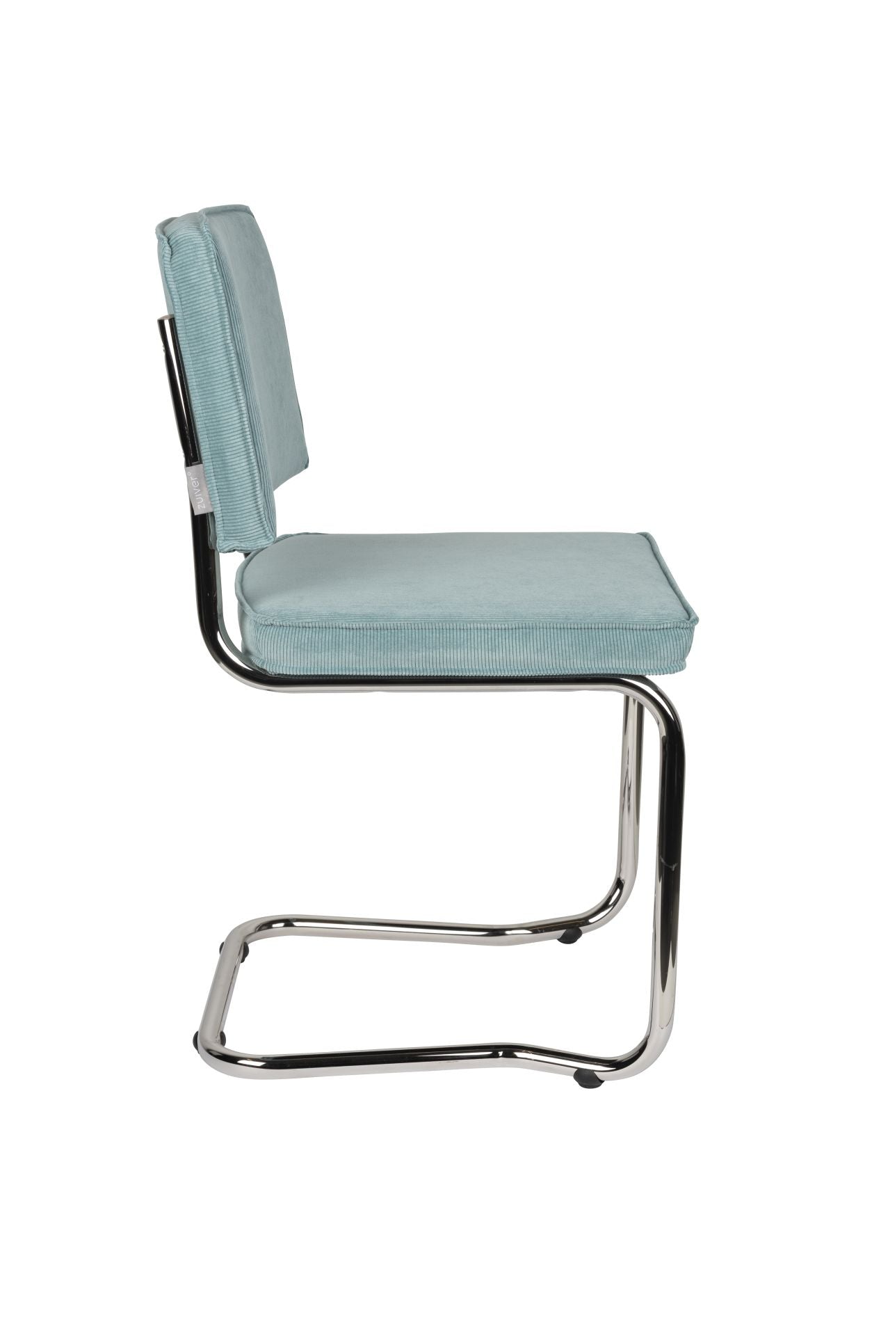 Zuiver Ridge Rib Kink eetkamerstoel Blue