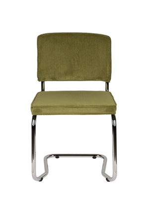 Zuiver Ridge Rib Kink eetkamerstoel Green