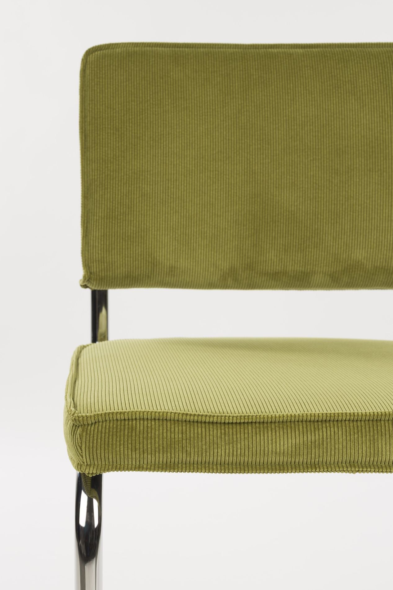 Zuiver Ridge Rib Kink eetkamerstoel Green